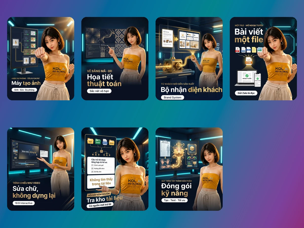 Combo 7 Kỹ Năng Cỗ Máy Vàng