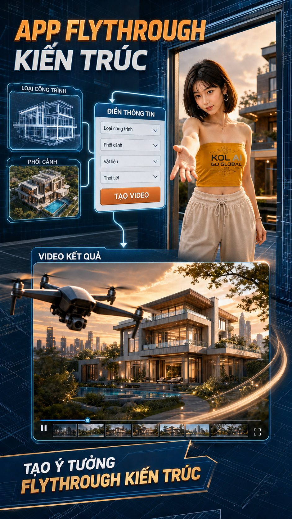 App Flythrough Kiến Trúc