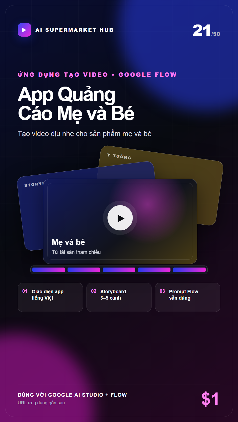 App Quảng Cáo Mẹ và Bé