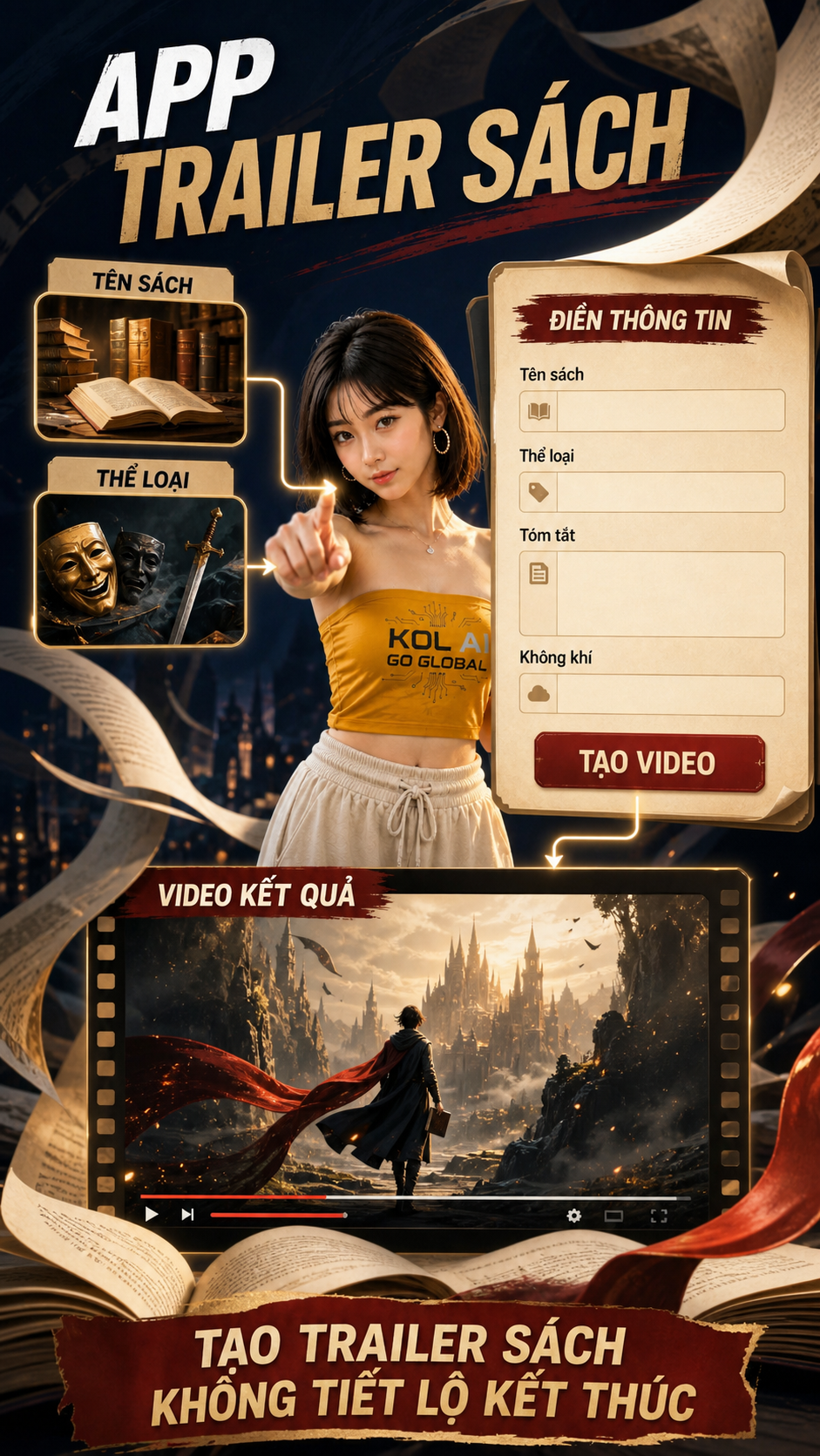 App Trailer Sách