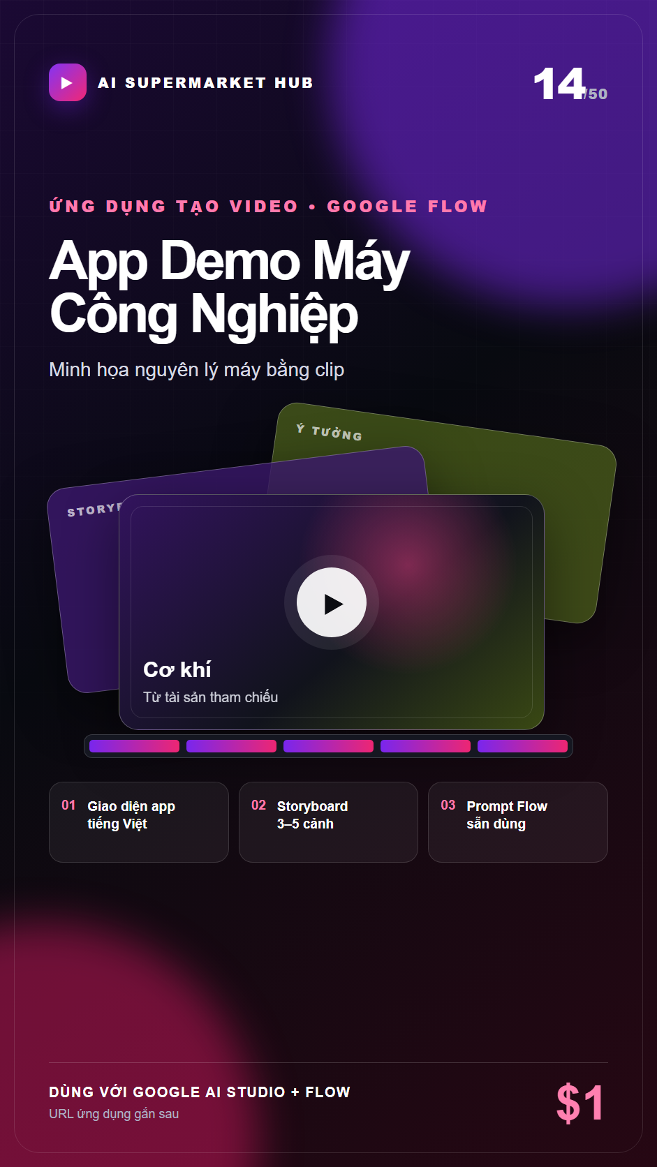 App Demo Máy Công Nghiệp