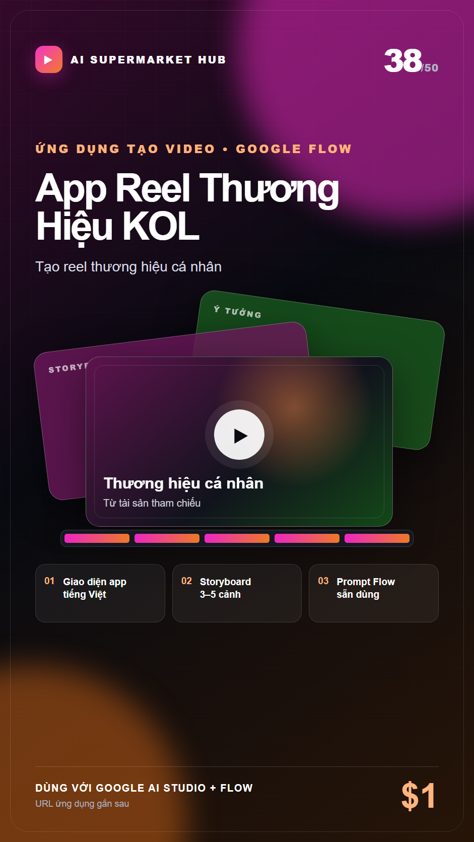 App Reel Thương Hiệu KOL