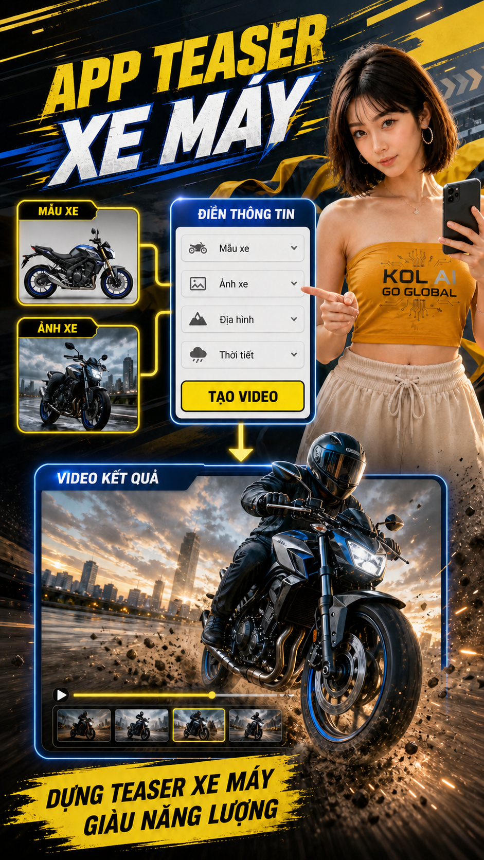 App Teaser Xe Máy