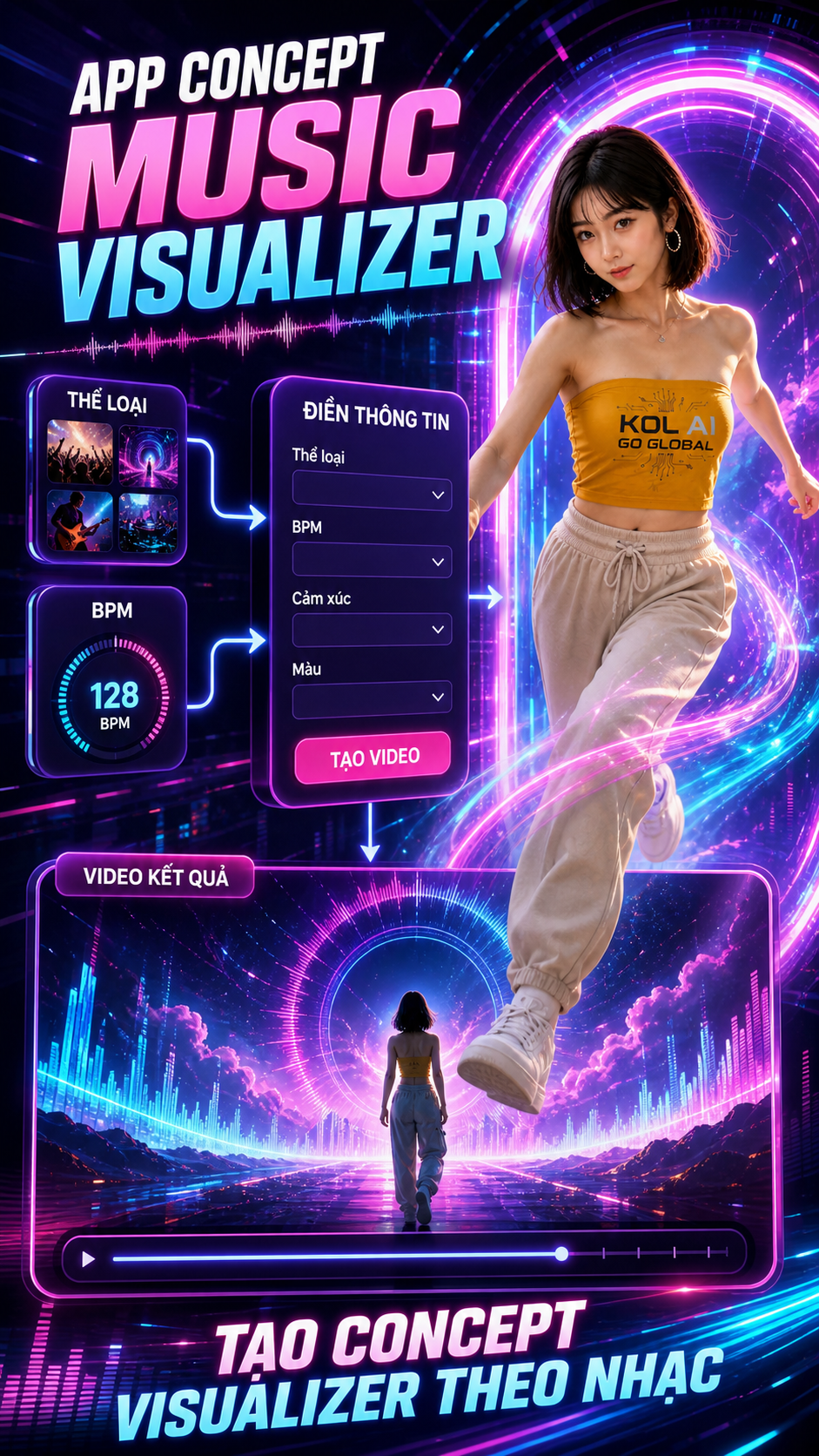 App Concept Music Visualizer