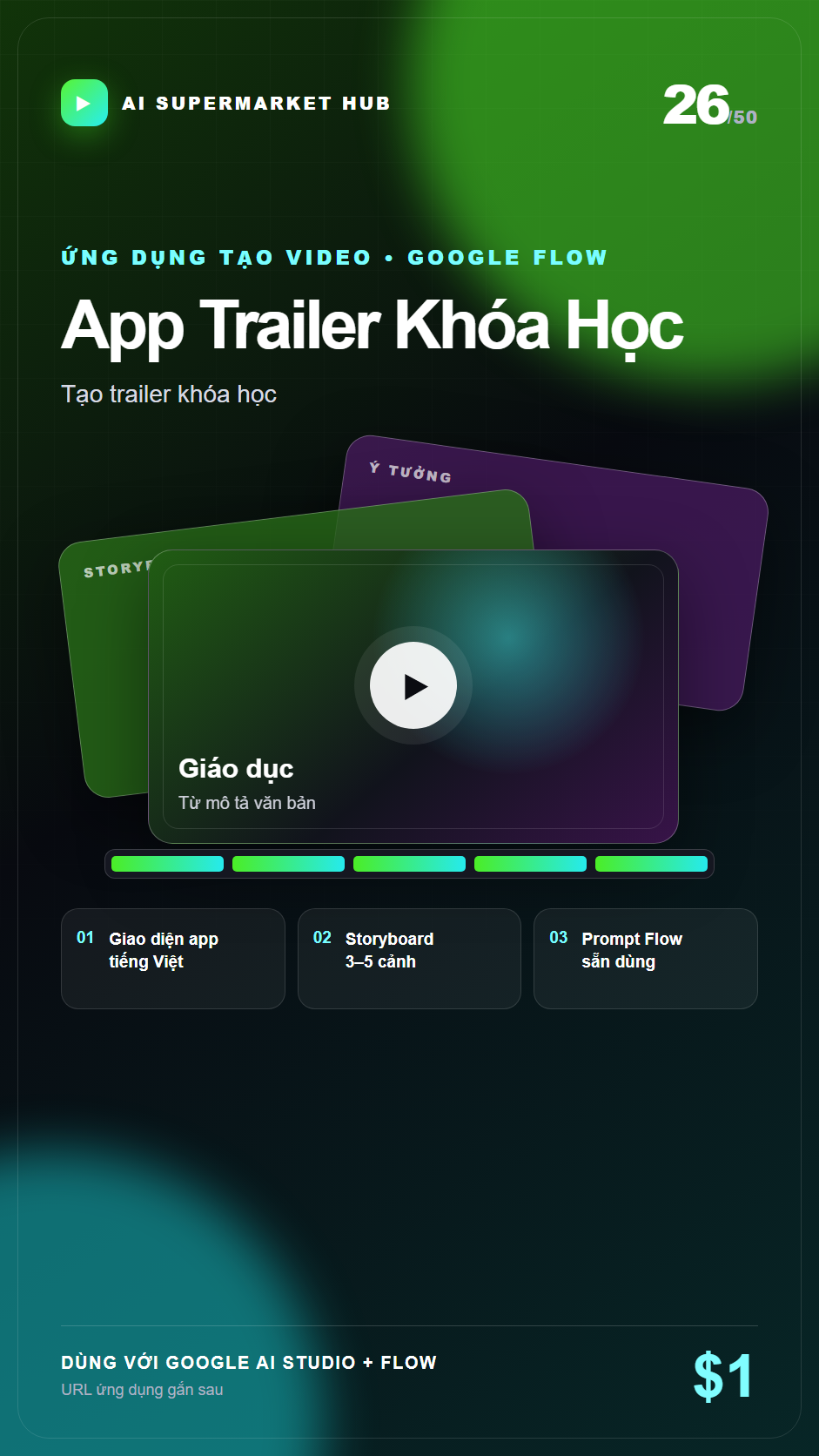 App Trailer Khóa Học