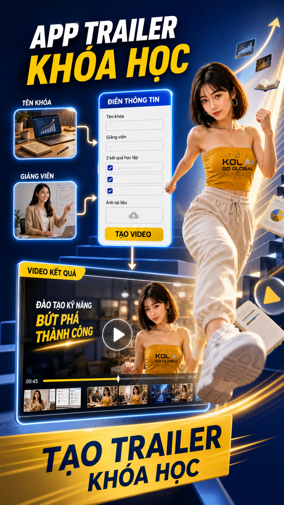 App Trailer Khóa Học