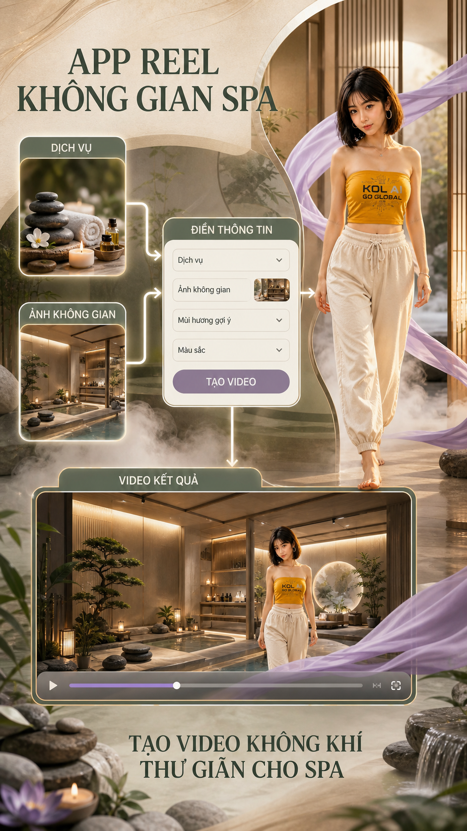 App Reel Không Gian Spa