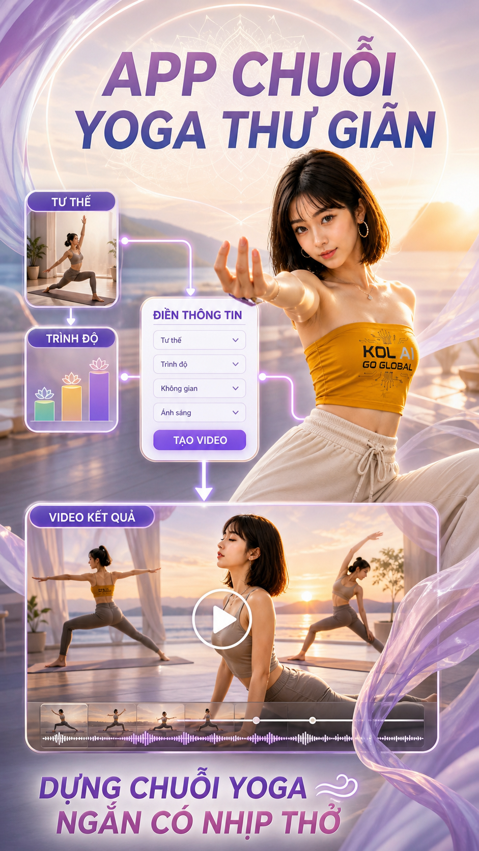 App Chuỗi Yoga Thư Giãn