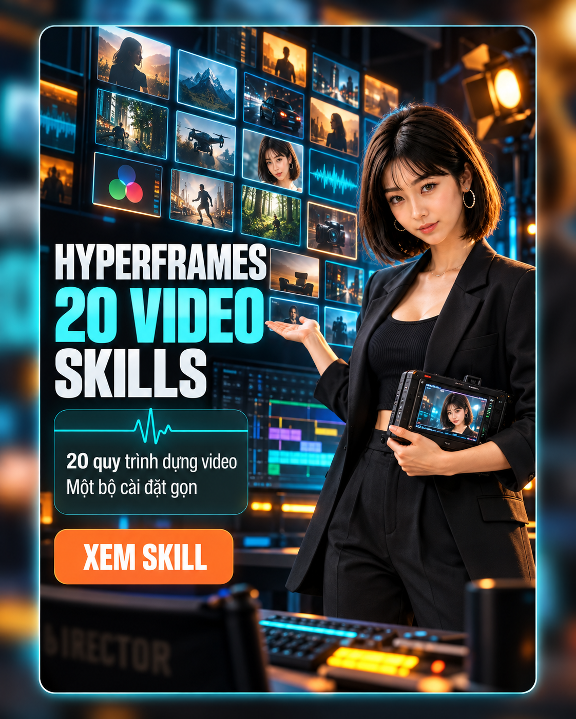 HyperFrames — 20 Skill Video