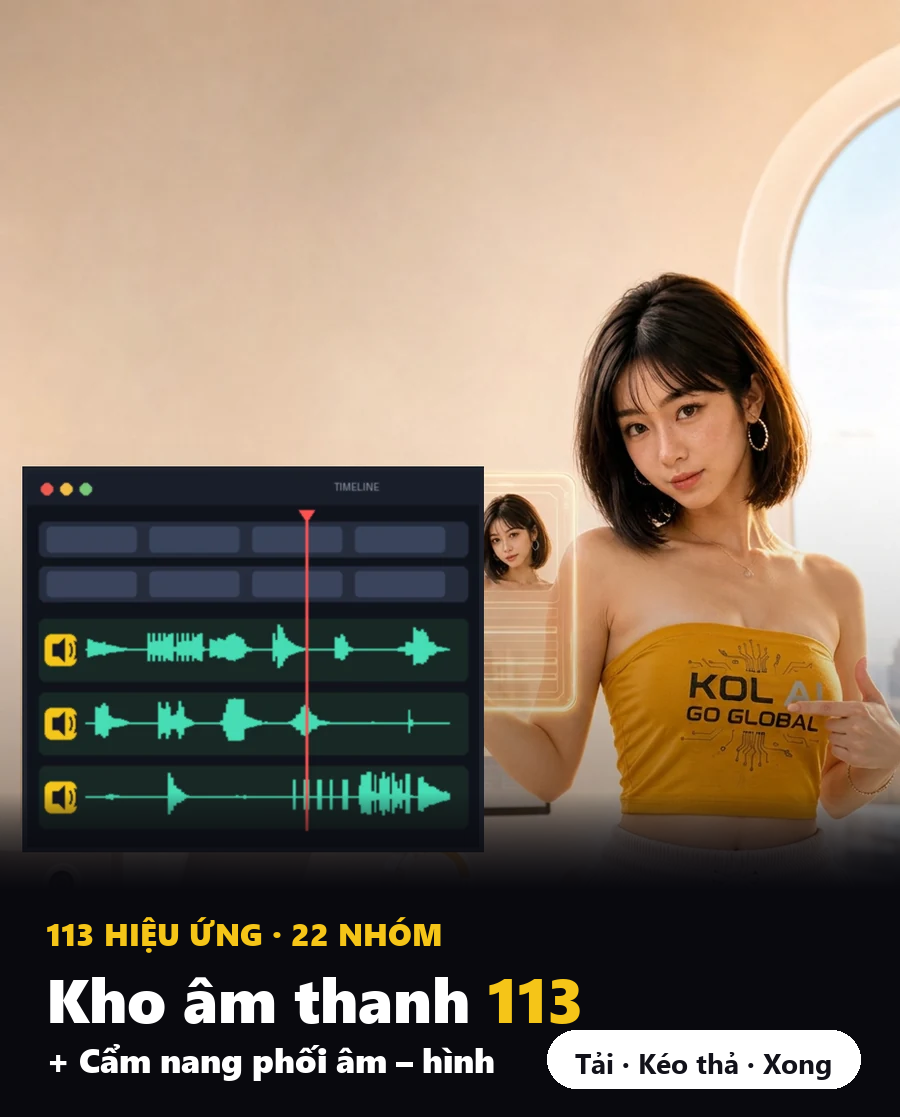 Kho Âm Thanh 113 + Cẩm Nang Phối Âm–Hình