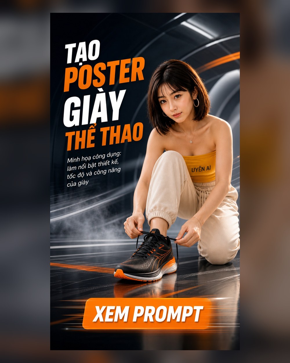 Prompt Poster Giày thể thao
