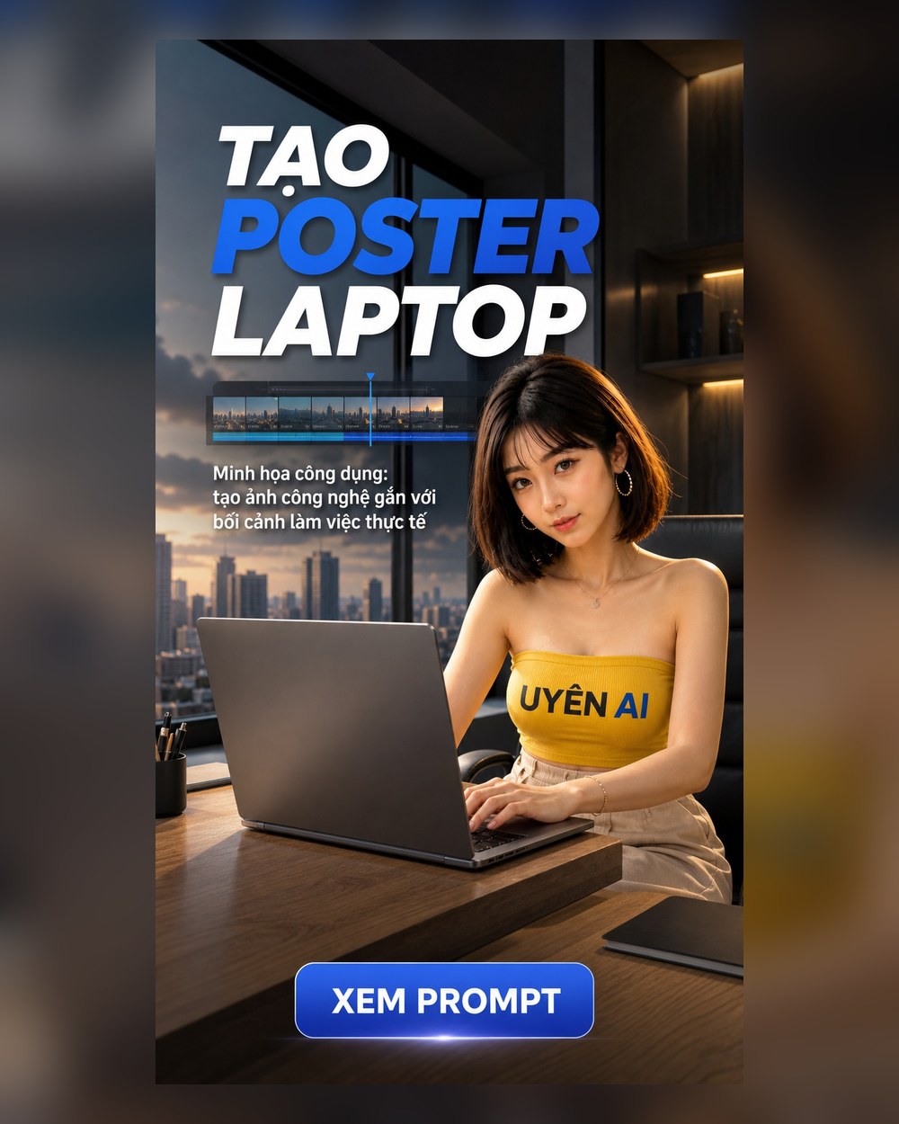 Prompt Poster Laptop