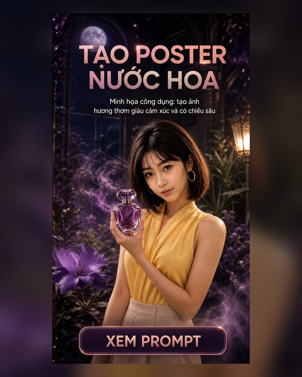 Prompt Poster Nước hoa