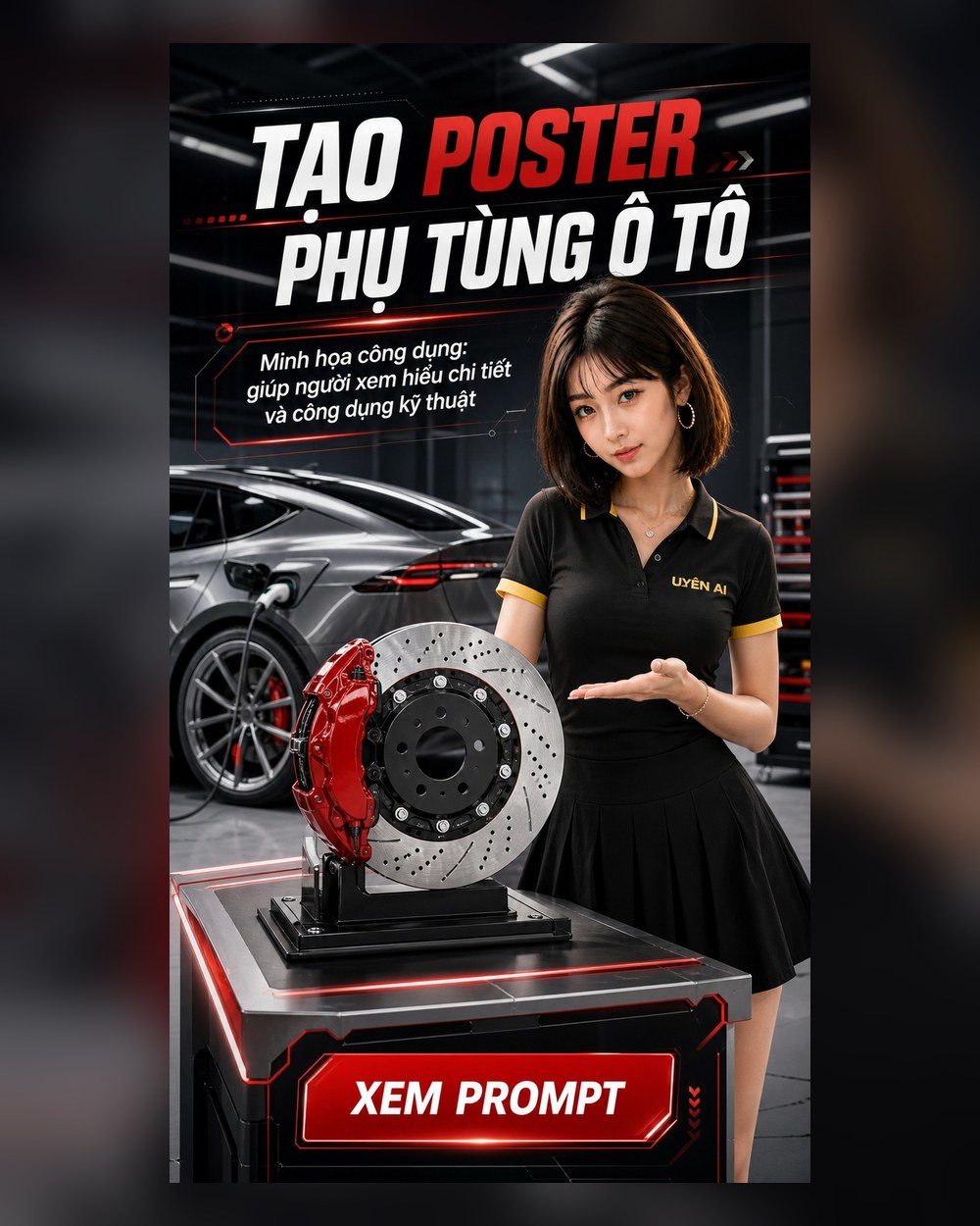 Prompt Poster Phụ tùng ô tô