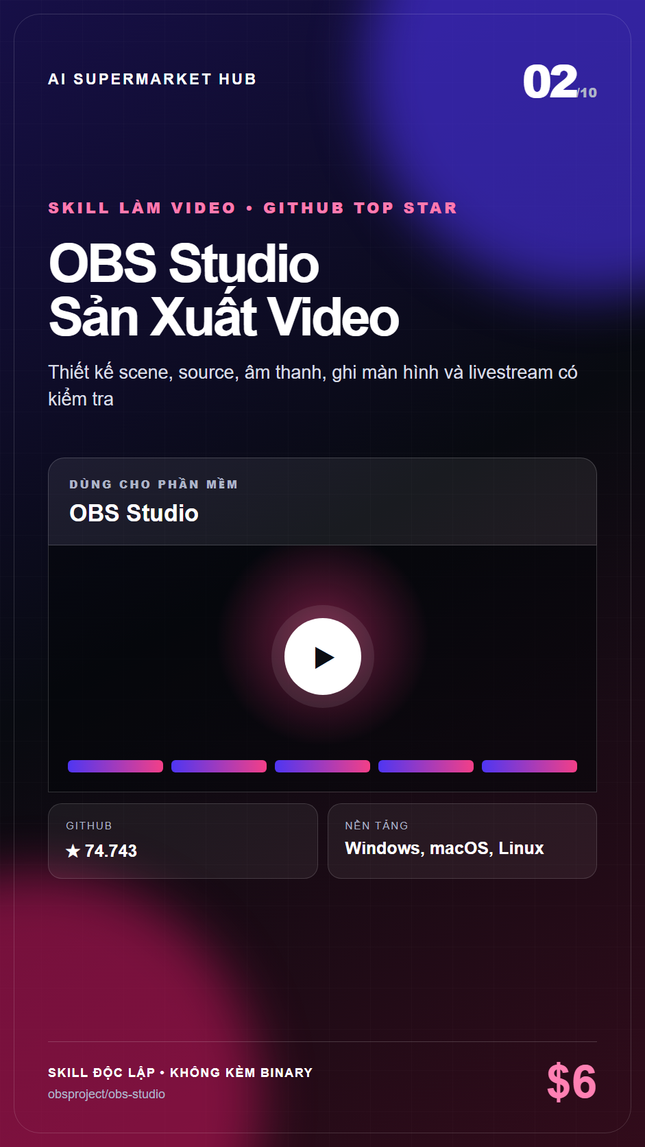 OBS Studio Sản Xuất Video