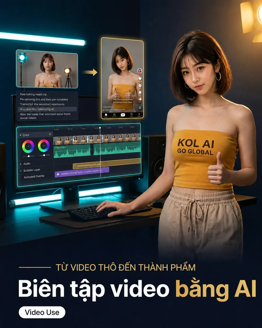 Biên tập video bằng AI